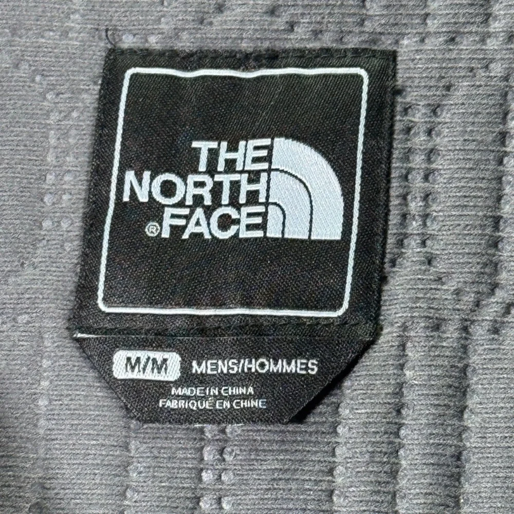 The North Face Jacket Mens M Full‎ Zip Fleece Lined Gray Lightweight Coat